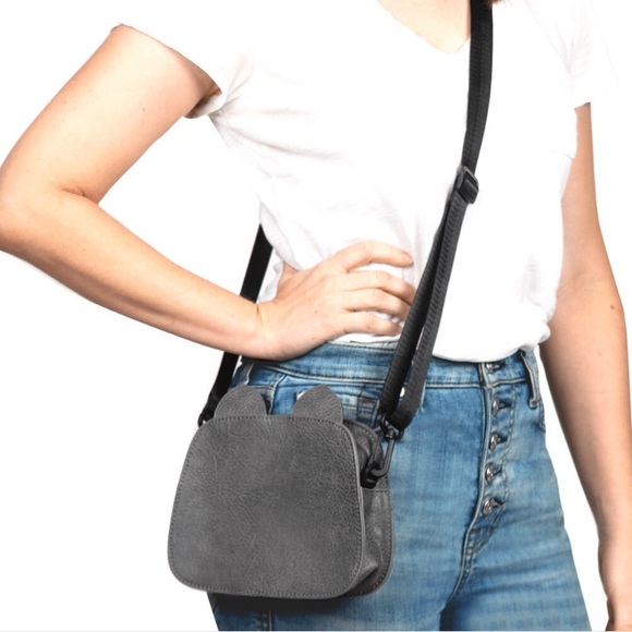 Cat Lady box cat ears shoulder bag - Picture 4 of 7